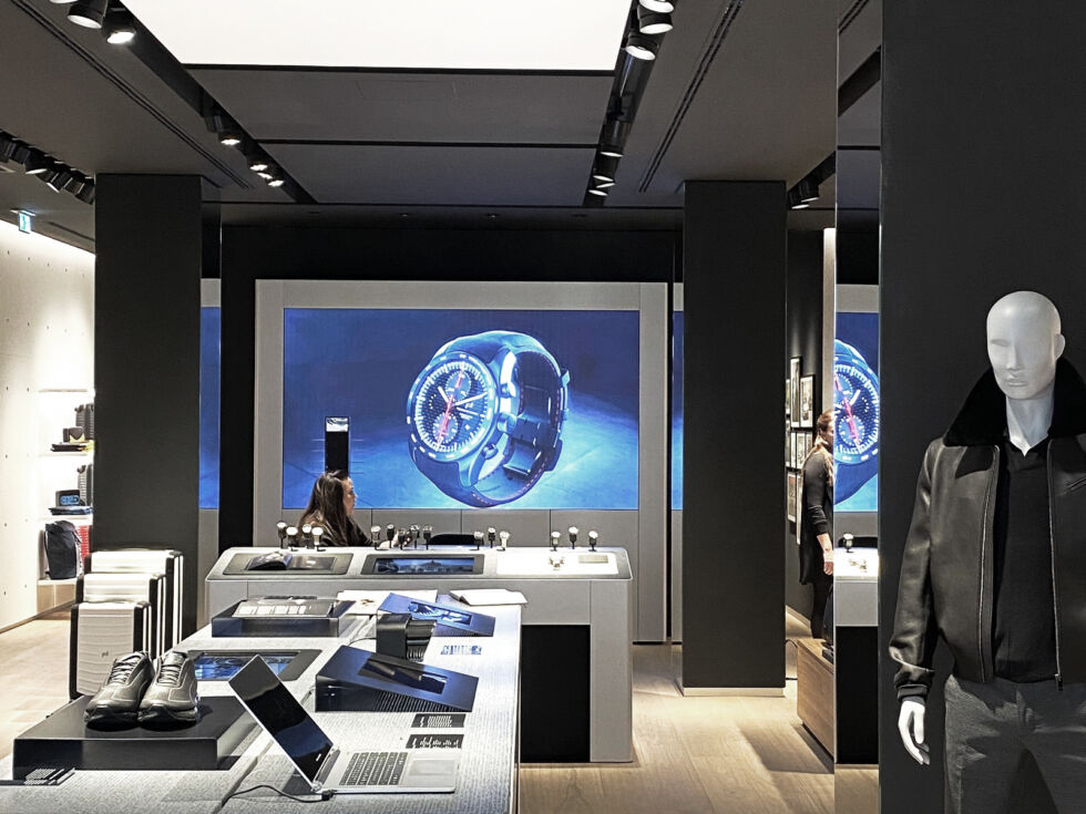 Porsche Design Store Frankfurt a.M. Licht 01 Lighting Design