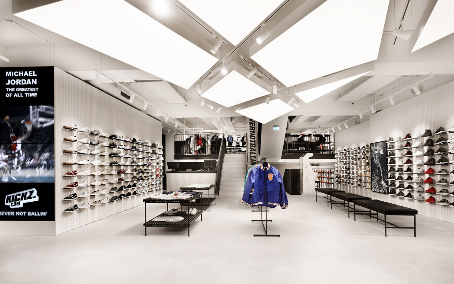 Kickz FlagshipStore Licht 01 Lighting Design